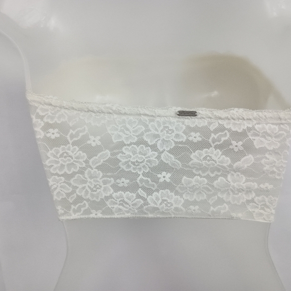 2 FOR $30 HOLLISTER White Lace Bandeau (#1,273) - Picture 7 of 8